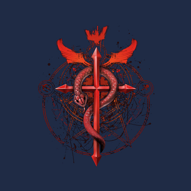 Student of Alchemy-none polyester shower curtain-alemaglia