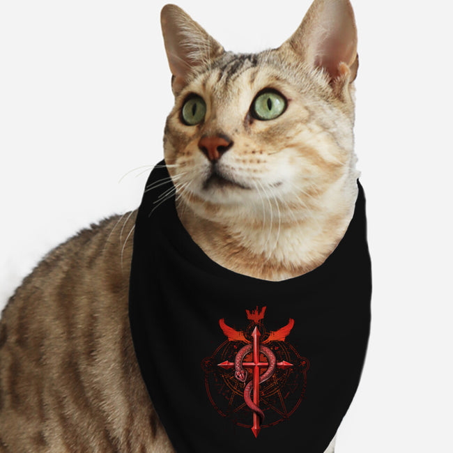Student of Alchemy-cat bandana pet collar-alemaglia