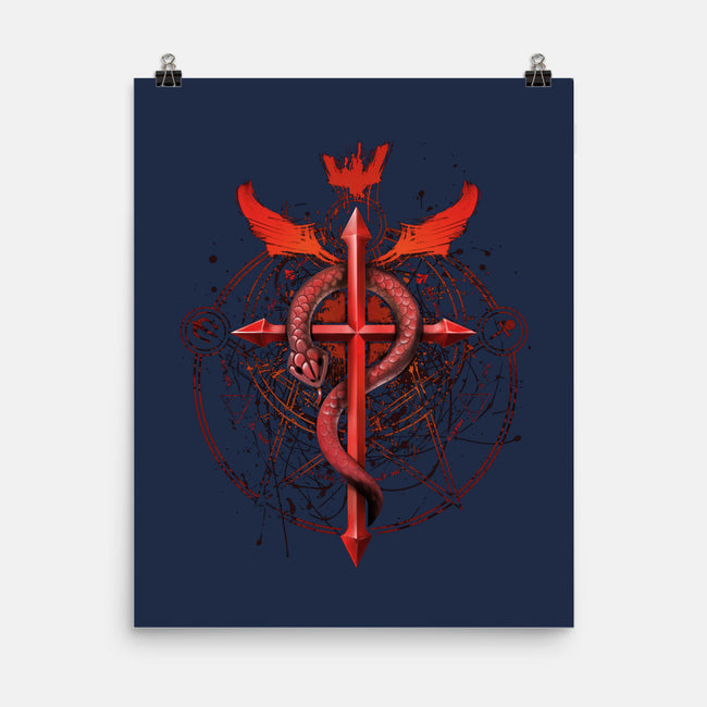 Student of Alchemy-none matte poster-alemaglia