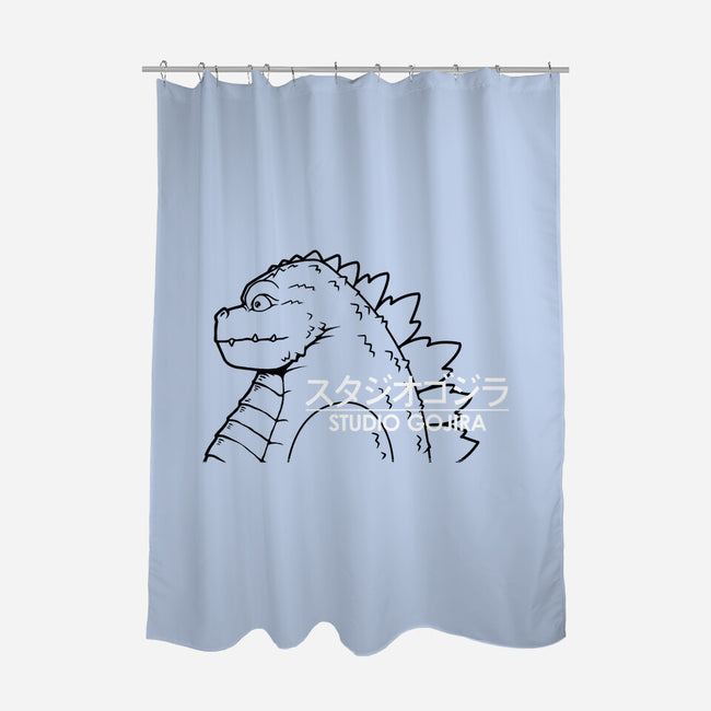Studio Kaiju-none polyester shower curtain-pigboom