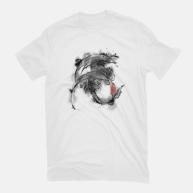 Sumi-e Fury-mens basic tee-Daisyart-lab
