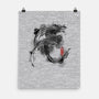 Sumi-e Fury-none matte poster-Daisyart-lab