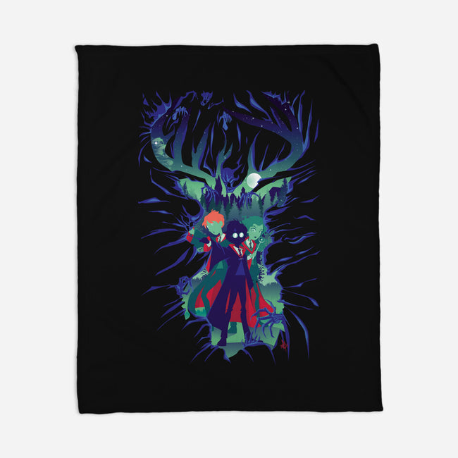 Summoned Guardian-none fleece blanket-El Black Bat