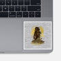 Sunflower Field-none glossy sticker-dandingeroz