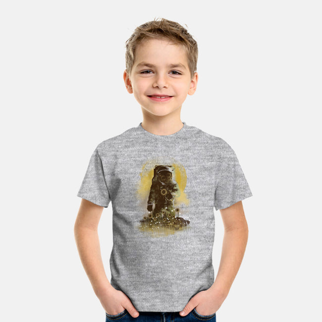 Sunflower Field-youth basic tee-dandingeroz