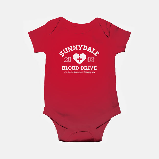 Sunnydale Blood Drive-baby basic onesie-MJ