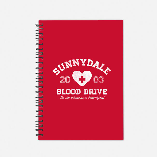 Sunnydale Blood Drive-none dot grid notebook-MJ