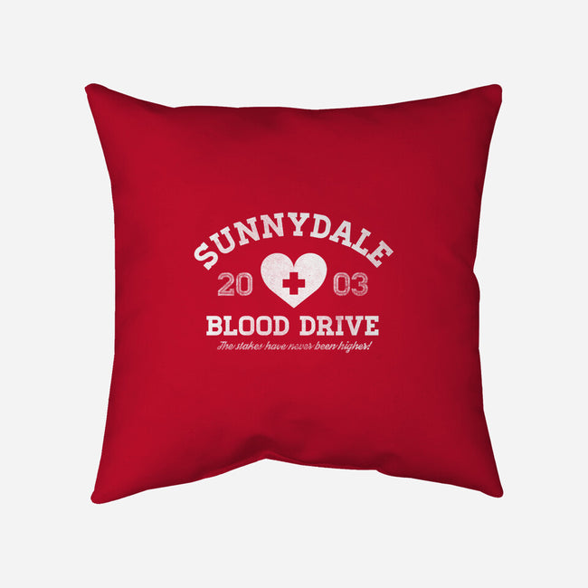 Sunnydale Blood Drive-none non-removable cover w insert throw pillow-MJ