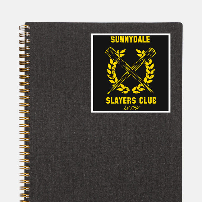 Sunnydale Slayers Club-none glossy sticker-stuffofkings