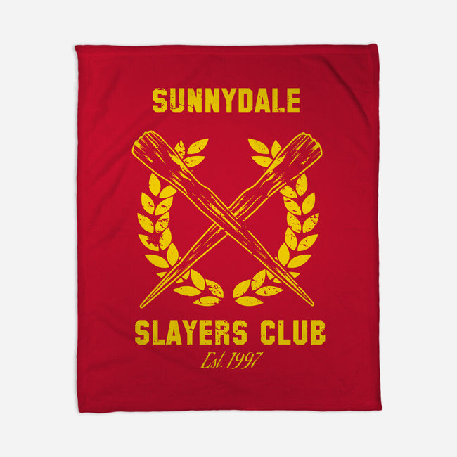 Sunnydale Slayers Club-none fleece blanket-stuffofkings