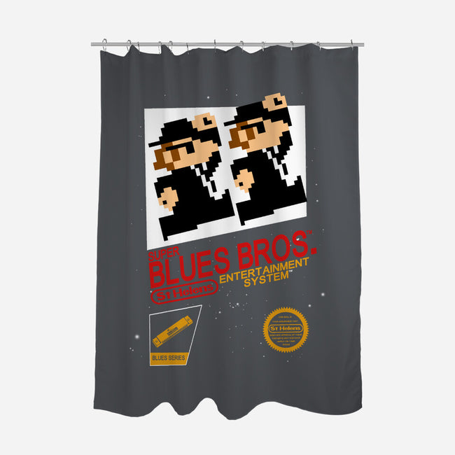 Super Blues Bros-none polyester shower curtain-jango39
