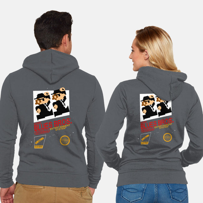 Super Blues Bros-unisex zip-up sweatshirt-jango39
