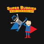 Super Buddies-none removable cover w insert throw pillow-zombiemedia