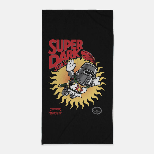 Super Dark Souls-none beach towel-Nemons