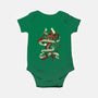 Super Green-baby basic onesie-aflagg