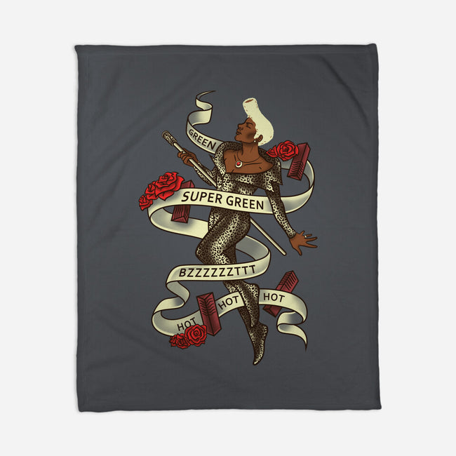 Super Green-none fleece blanket-aflagg