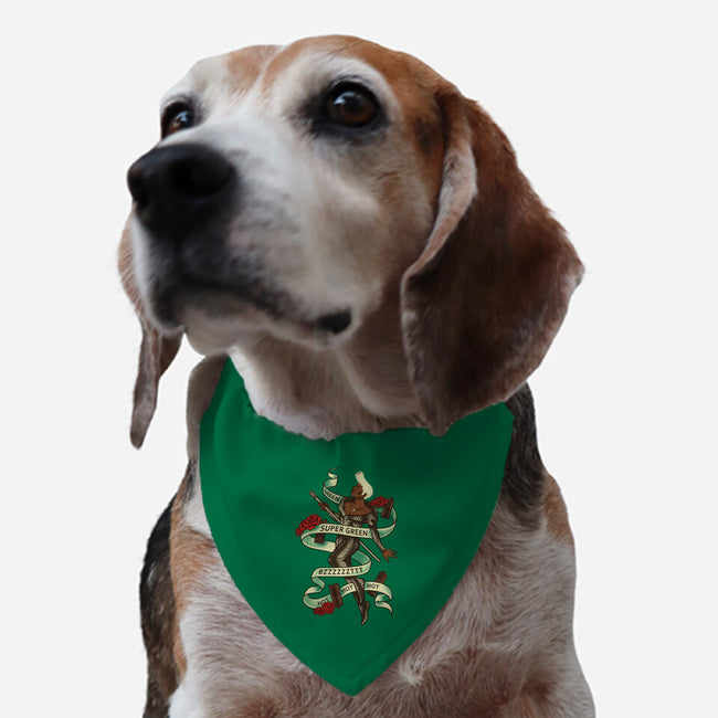 Super Green-dog adjustable pet collar-aflagg