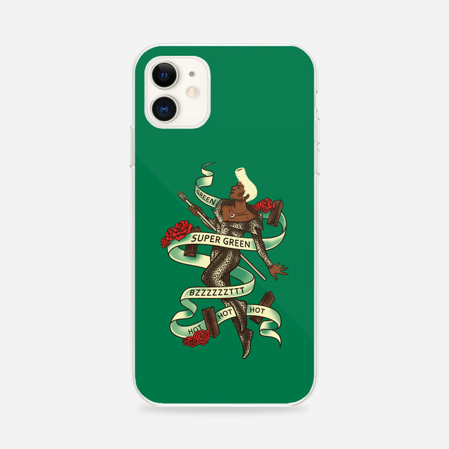 Super Green-iphone snap phone case-aflagg