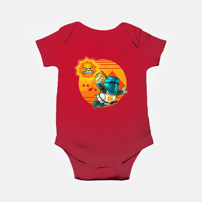 Super Incandescent Bro-baby basic onesie-DauntlessDS