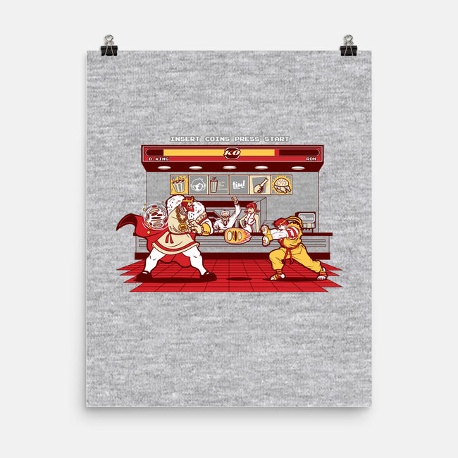Super Meat Fighter-none matte poster-Bamboota
