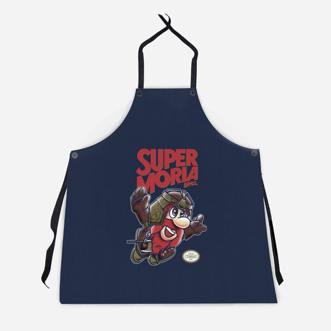 Super Moria Bros-unisex kitchen apron-ddjvigo