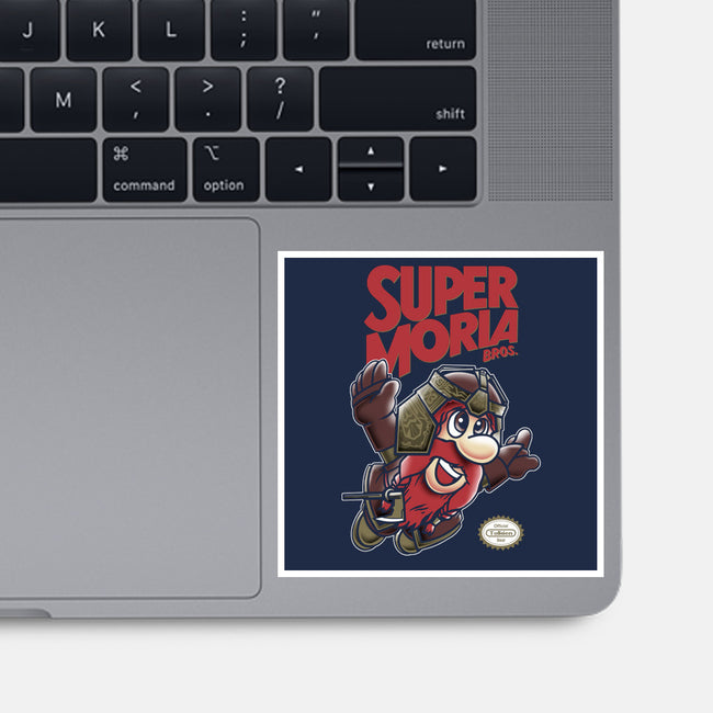 Super Moria Bros-none glossy sticker-ddjvigo