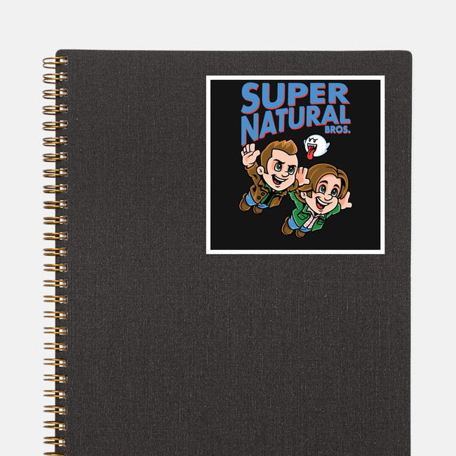 Super Natural Bros-none glossy sticker-harebrained