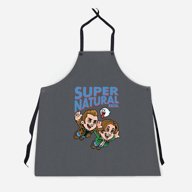 Super Natural Bros-unisex kitchen apron-harebrained