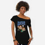 Super Natural Bros-womens off shoulder tee-harebrained