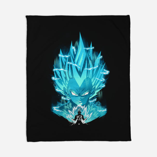 Super Saiyan Blue-none fleece blanket-dandingeroz