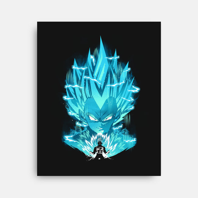 Super Saiyan Blue-none stretched canvas-dandingeroz