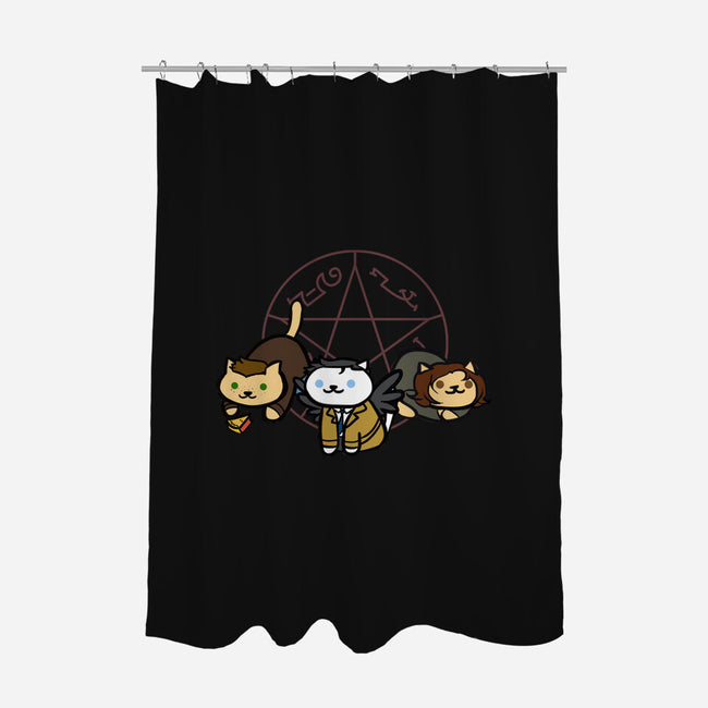 Supercatural-none polyester shower curtain-kalgado