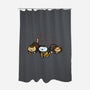 Supercatural-none polyester shower curtain-kalgado