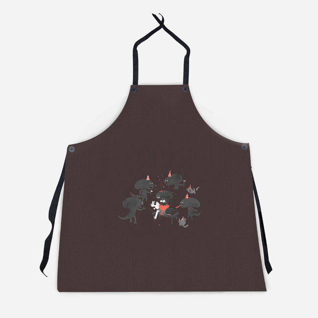 Surprise!-unisex kitchen apron-queenmob