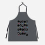 Susuwatari Stripes-unisex kitchen apron-BlancaVidal