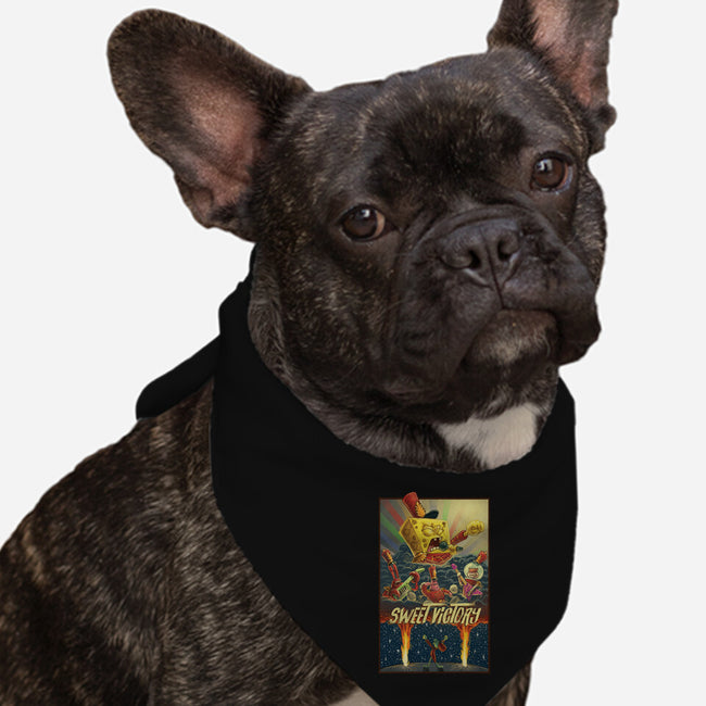 Sweet Victory-dog bandana pet collar-artofvelazquez