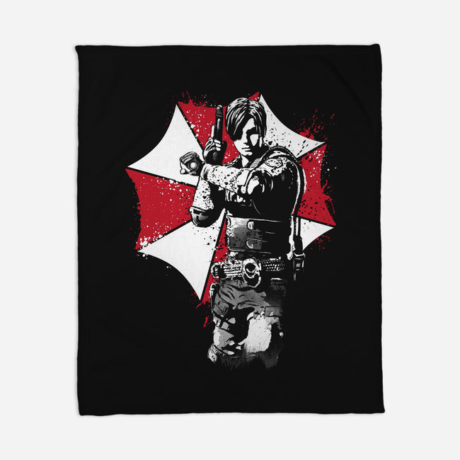 R.P.D. Police Officer-none fleece blanket-DrMonekers