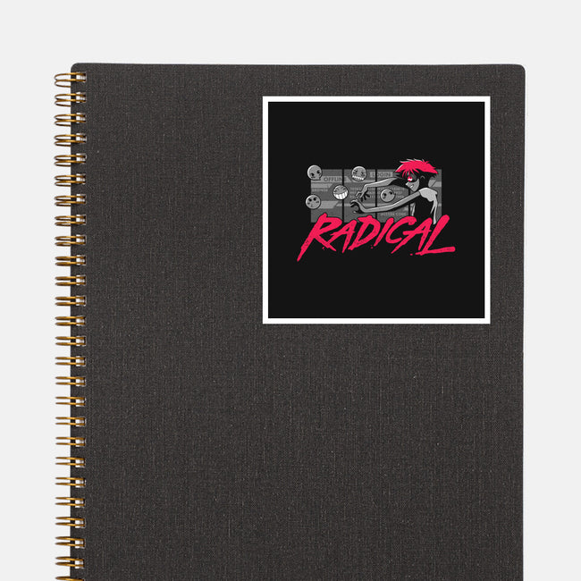 Radical Edward-none glossy sticker-adho1982