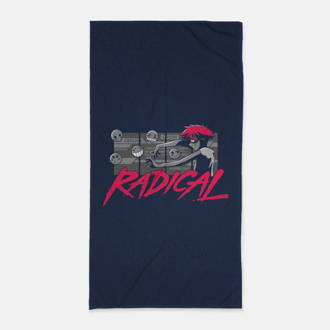 Radical Edward-none beach towel-adho1982