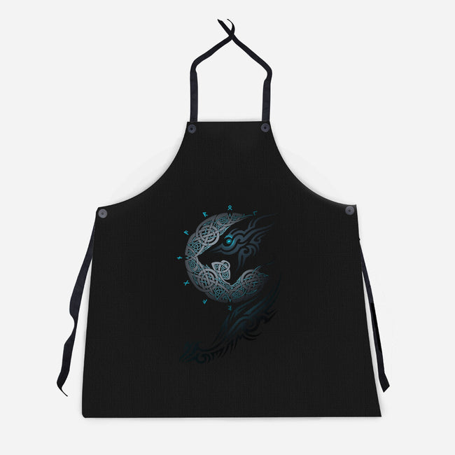 Ragnarok Moon-unisex kitchen apron-RAIDHO