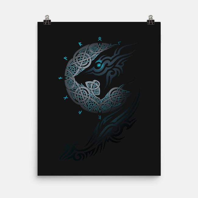 Ragnarok Moon-none matte poster-RAIDHO