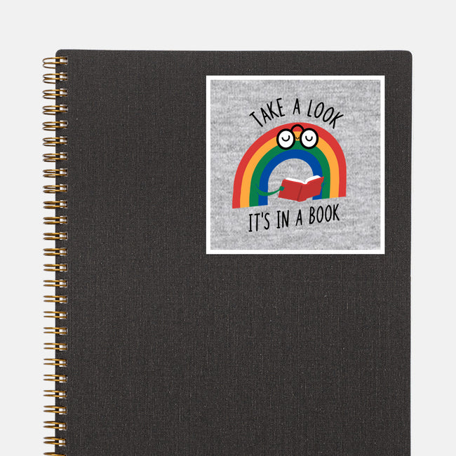 Rainbow Reader-none glossy sticker-wearviral