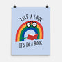 Rainbow Reader-none matte poster-wearviral