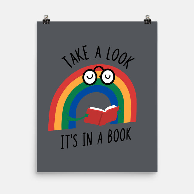 Rainbow Reader-none matte poster-wearviral