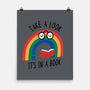 Rainbow Reader-none matte poster-wearviral