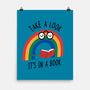 Rainbow Reader-none matte poster-wearviral