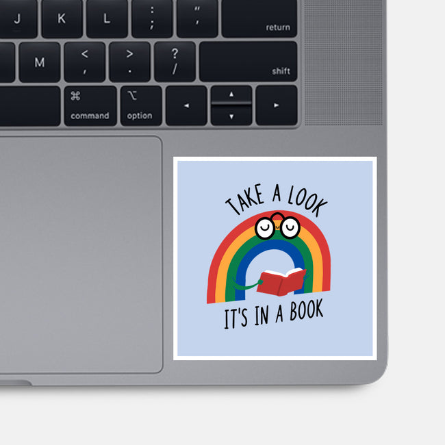 Rainbow Reader-none glossy sticker-wearviral
