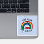 Rainbow Reader-none glossy sticker-wearviral