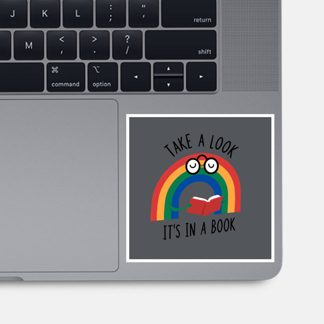 Rainbow Reader-none glossy sticker-wearviral