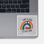 Rainbow Reader-none glossy sticker-wearviral